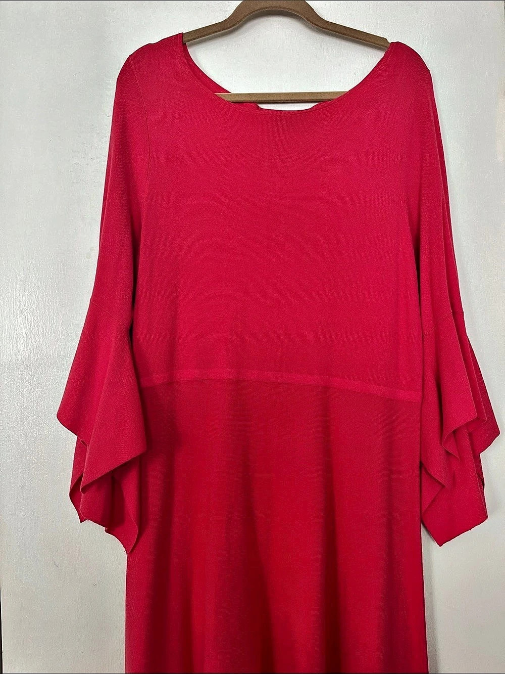 Banana Republic Flutter Sleeve  Dress in Pink Size Large Like New
